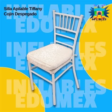 Silla Apilable Tiffany Cojin Despegado Inflables Edomex