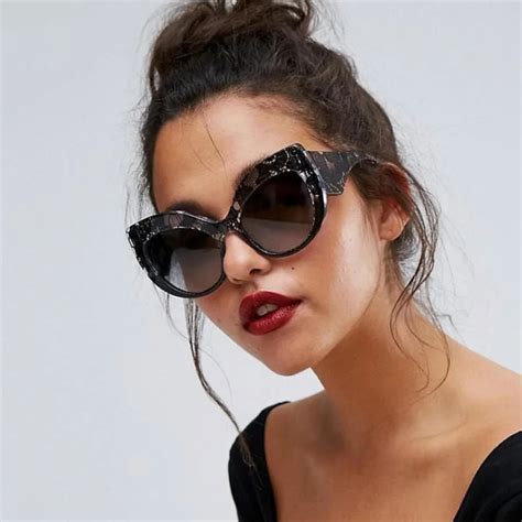 Buy Plastic Wide Leg Sunglasses For Women 2018 Luxury