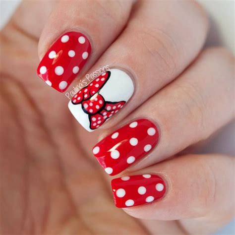 Unhas Decoradas Minnie Passo A Passo