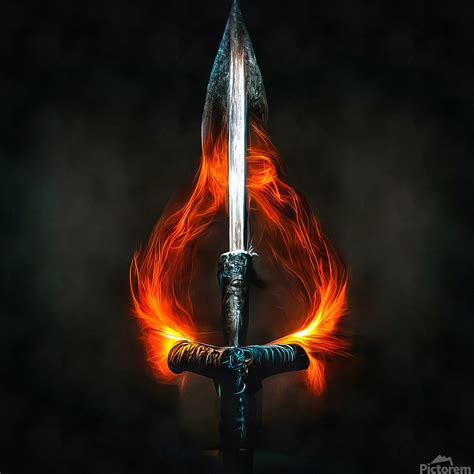 Real Flaming Sword