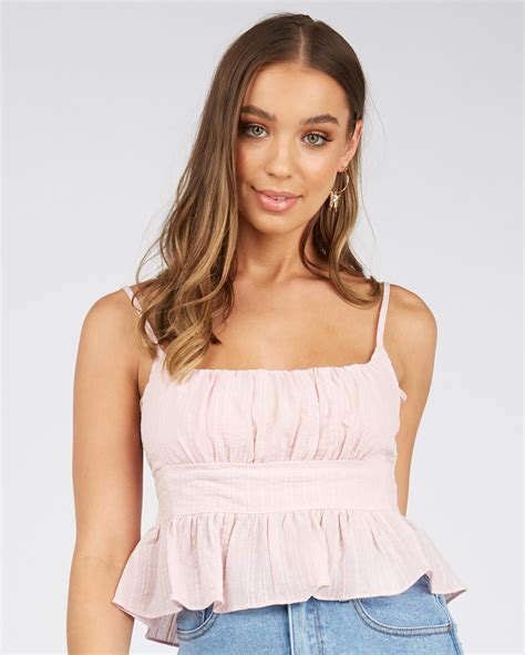 Shop Mooloola Fawn Cami Top In Dusty Pink Fast Shipping And Easy Returns City Beach Australia