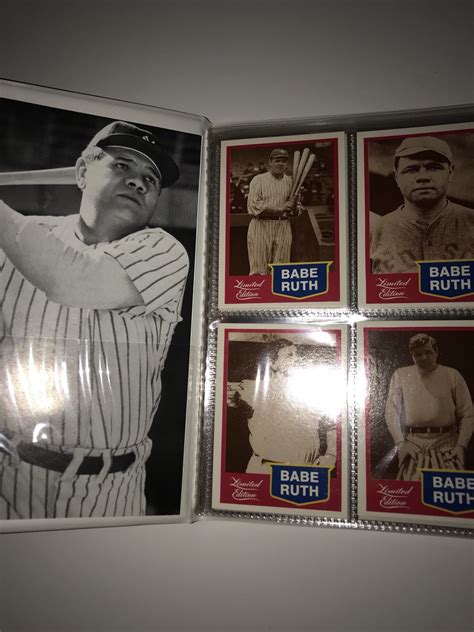 Vintage Babe Ruth Baseball Card Kit From For Sale In Fallbrook