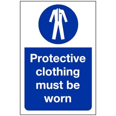 Protective Clothing Must Be Worn Sign Ref Ms Safety Sign Warehouse