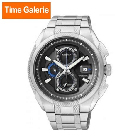 Citizen Eco Drive CA0201 51E Chronograph Super Titanium Stainless Steel