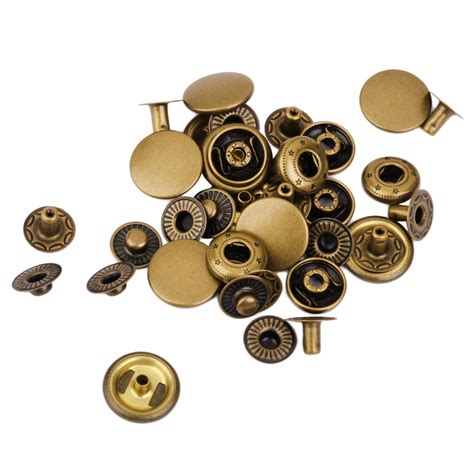 Heavy Duty Snap Fasteners Press Stud Sewing Leather Craft Bronze