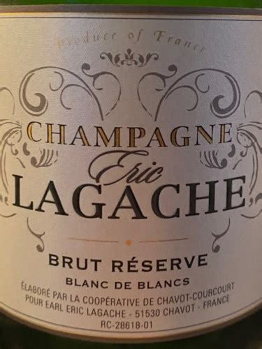 Eric Lagache R Serve Blanc De Blancs Brut Champagne Vivino Us