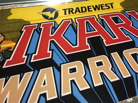 Ikari Warriors Arcade Marquee – 26″ x 8″ – Arcade Marquee Dot Com