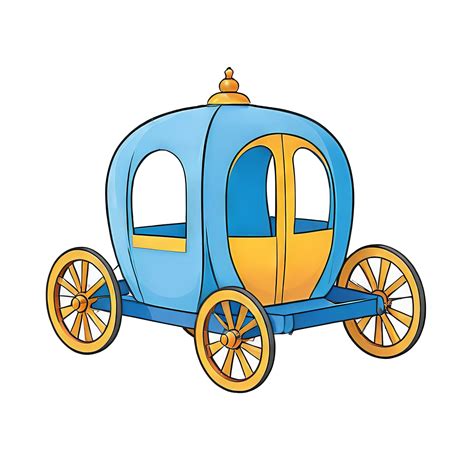 AI generated Cinderella Carriage Hand Drawn Cartoon Style Illustration ...