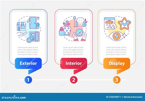 Visualization In Retail Marketing Rectangle Infographic Template Stock