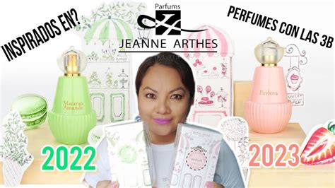 Perfumes Jeanne Arthes BUENO BONITO yTea Time a París Pavlova Nuevo