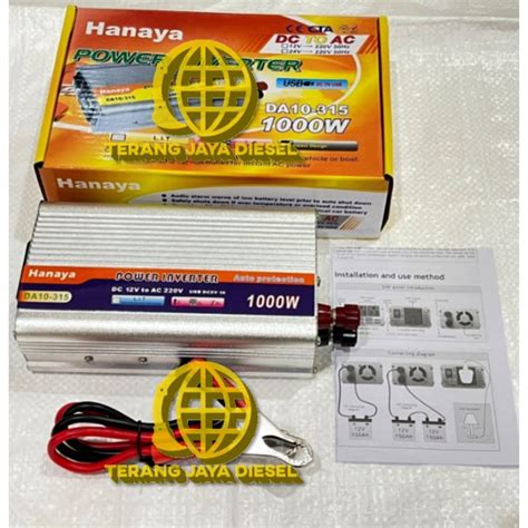 Jual Promo Power Inverter W Watt Hanaya L Terlaris Best