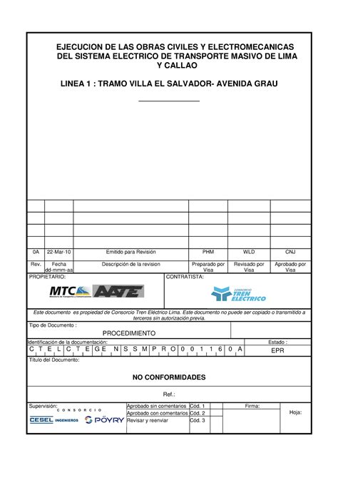 Ctel Cte Gen Ssm Pro Ejecucion De Las Obras Civiles Y