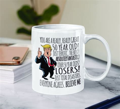 Funny Personalized Trump Mug President Trump Coffee Cup Add Age Of