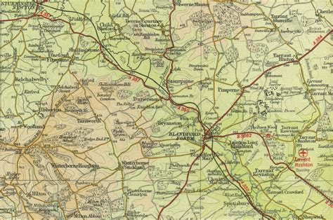 Blandford Forum Map