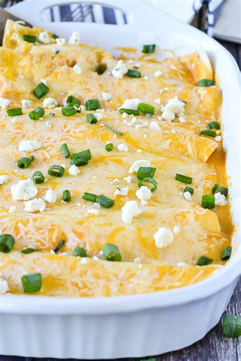 Creamy White Chicken Enchiladas Mother Thyme