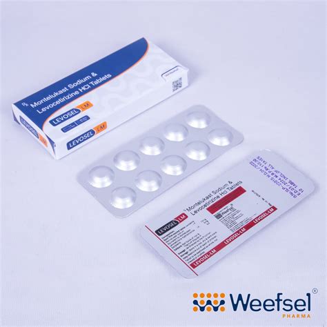 Montelukast And Levocetirizine Tablets Manufacturer And Exporter Weefsel