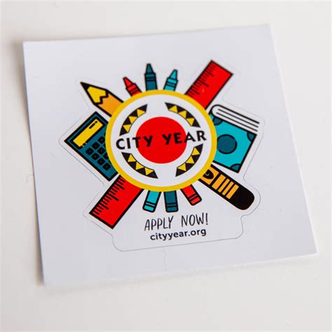 City Year Logo Sticker