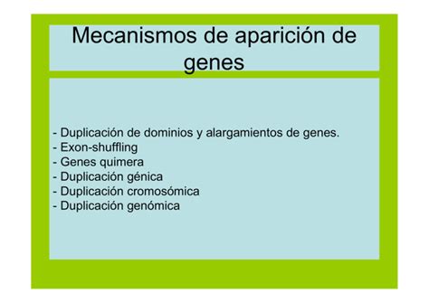 tema 2 Evolución tamño genes