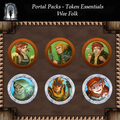 Portal Packs Token Essentials Wee Folk Roll20 Marketplace