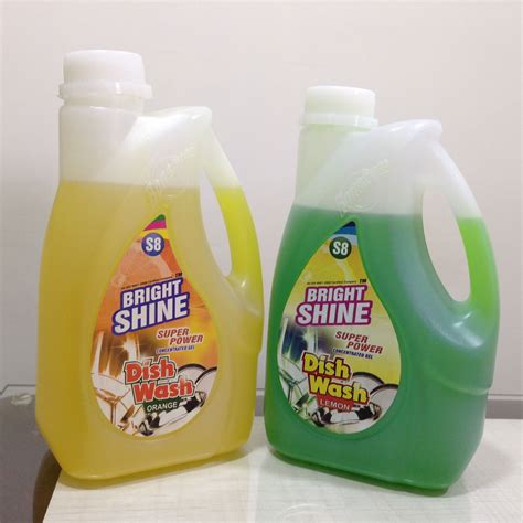 Bright Shine Dish Wash Liquid 1 Litre Packaging Type Plastic Can Rs