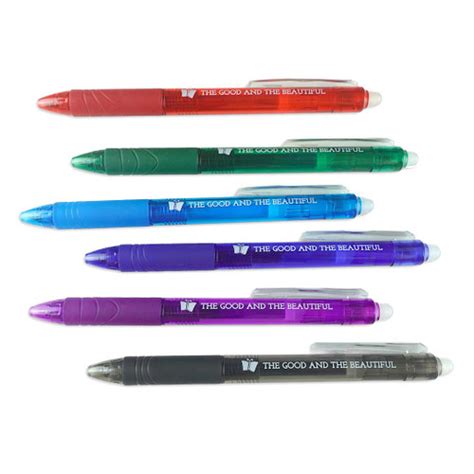 Erasable Colored Pens: 6 Pack - The Good and the Beautiful