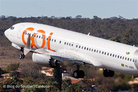 PR XMV Boeing 737 MAX 8 GOL Linhas Aéreas BLOG DO SPOTTER