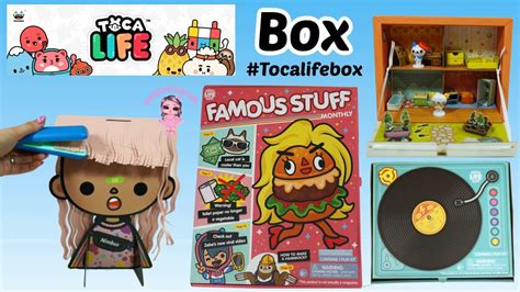 Toca Life Box Unboxing And Review Famous Stuff Box Youtube