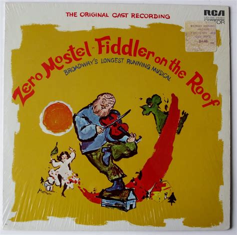 Fiddler On The Roof Original Broadway Cast, Jerry Bock - Zero Mostel in Fiddler on the Roof ...