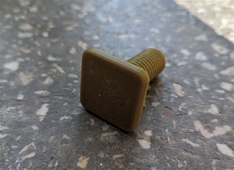 Toilet Seat Bolt And Nut By Lukas89one Download Free Stl Model