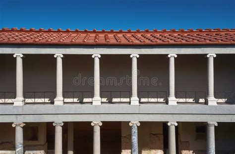 Ionic Columns Roman Building I Stock Photo - Image of antiquity, greece ...