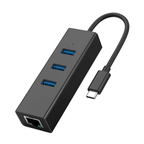 Usb Hub Type C Network Card Otg Usb Hubs Type C To Rj Lan Adapter