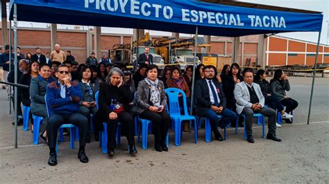 Proyecto Especial Tacna a través de una Ceremonia celebraron la