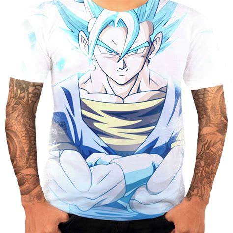 Camisa Camiseta Personalizada Anime Dragon Ball Vegito Elo