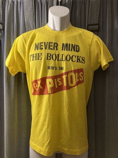 Sex Pistols Vintage Single Stitch T Shirt Black Flag Gem