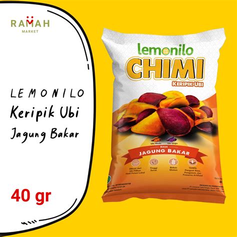 Jual Lemonilo Chimi Keripik Ubi Rasa Jagung Bakar 40gr Indonesia Shopee