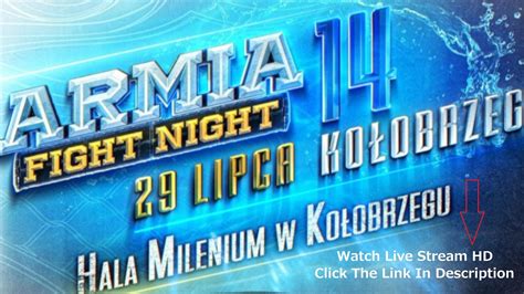 LIVE Kamil Stachura vs Marcin Trzciński Armia Fight Night 14 YouTube