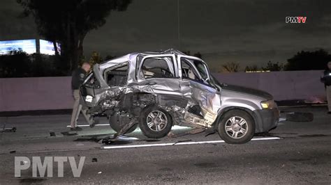 Warning Fatal Freeway Ejection Car Crash Whittier Ca Youtube