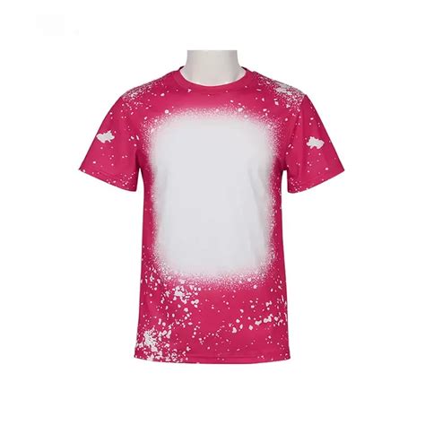 Party Supplies Sublimation Bleached Cotton T Shirts Heat Transfer Blank