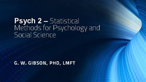 Psych Statistical Methods For Psychology And Social