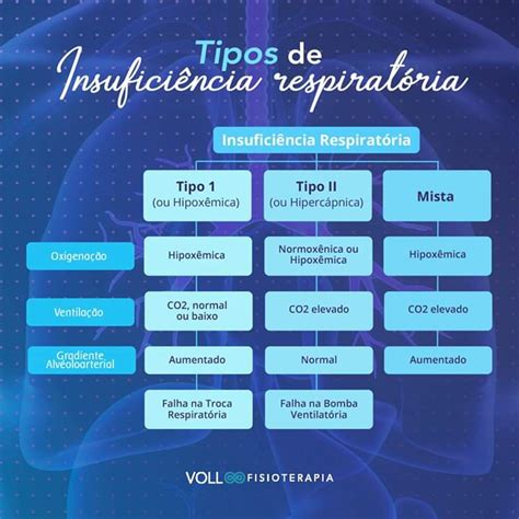 Tipos De Insufici Ncia Respirat Ria Fisioterapia Respirat Ria