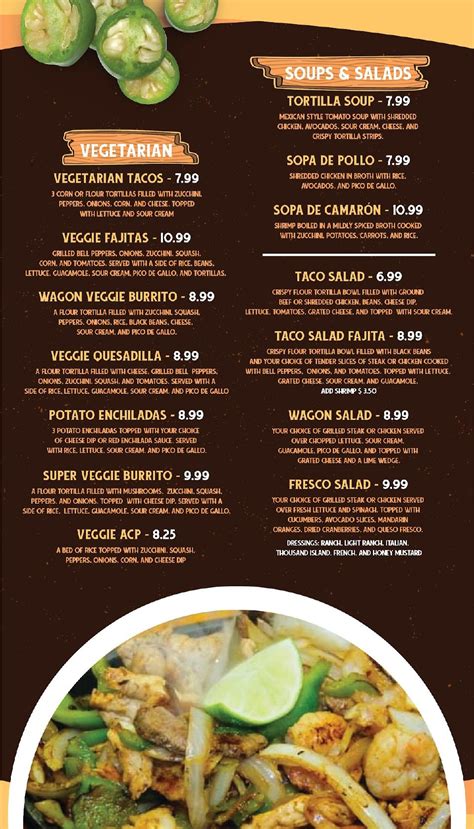 Menu At Taco Wagon Restaurant Appomattox 177 Old Courthouse Rd