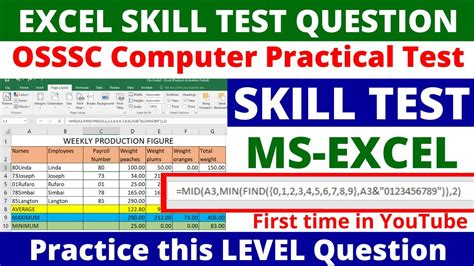 Computer Skill Test For Peo Exam Odisha Osssc Computer Skill