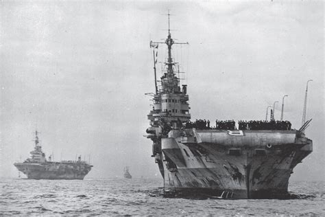Aircraft Carriers Hms Formidable And Hms Implacable 24th August 1945