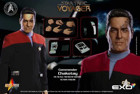 Star Trek Voyager Commander Chakotay 16 Scale Figure