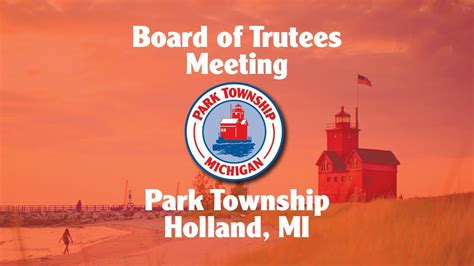 Park Township Board Of Trustees Meeting 12 08 2022 YouTube