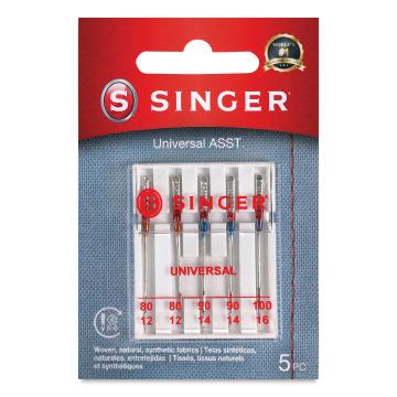 Singer Sewing Machine Needles - Universal, Assorted, Pkg of 5 | BLICK ...