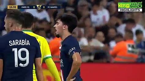 Psg Vs Nantes Ext Nd D H Ghl Ghts Goals Hd Video Dailymotion