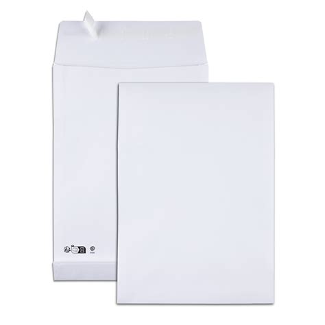 Boite de 250 sacs à soufflets velin blanc C4 229x324 120 g m² bande de