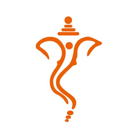 Shiva Ganesha Ganesh Chaturthi Text Symbol For Diwali 600x600