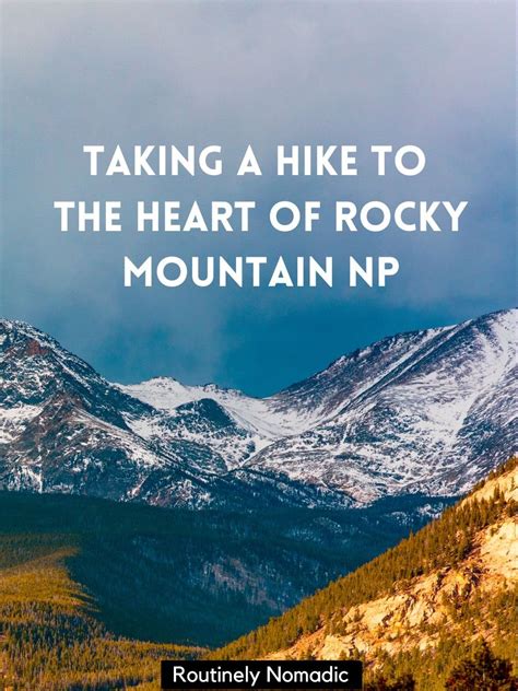 Great Rocky Mountain Captions Routinely Nomadic